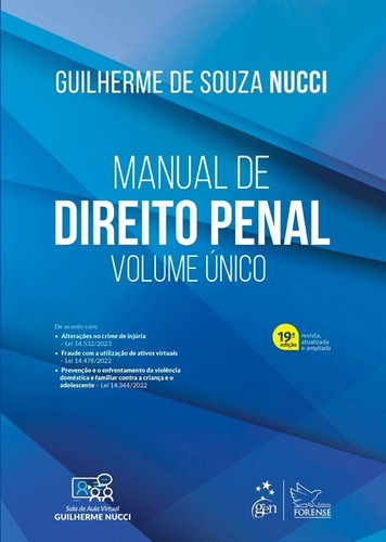 Manual De Direito Penal - Volume Único - Guilherme Nucci