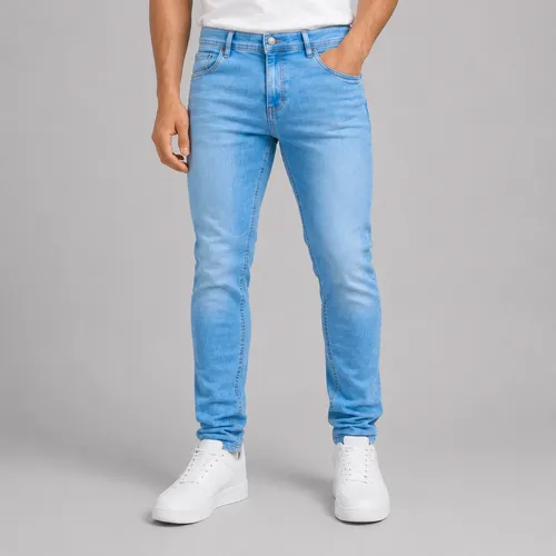 Pantalon Skinny De Mezclilla Strech John Silver Para Hombre