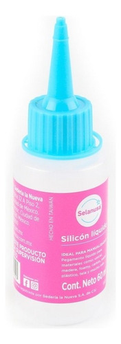 Silicón Líquido Pegafuerte 60ml 24 Pzas Imp0027233 Selanusa