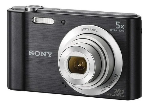 Câmera Sony Cyber-shot Dsc-w800 20.1mp 5x Zoom 720p Preto