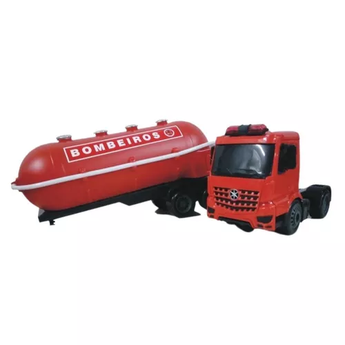 Brinquedo Infantil Caminhao Tanque De Agua Water Tank Orange Toys -  Papellotti