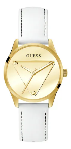 Reloj guess outlet genuine leather precio