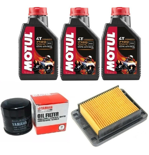 Kit Service Yamaha Mt 03 R3 Original Motul Completo Fasmotos