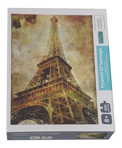 Puzzle Torre Eiffel 500 Piezas Original Ditoys