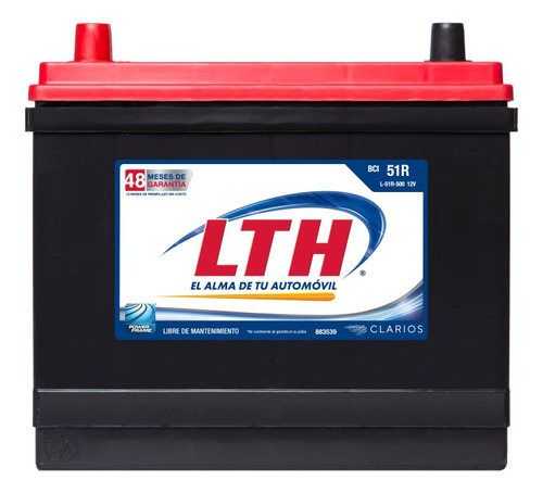 Bateria Lth Honda Civic Coupe 2000 - L-51r-500