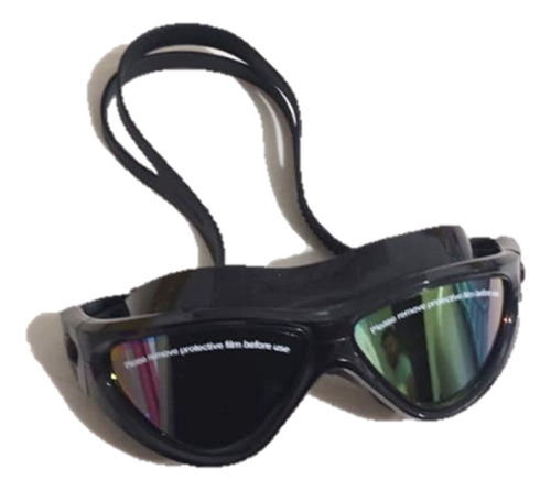 Tipo Visor Goggle Hermético Correa Ajustable De Silicon Nata Color Negro