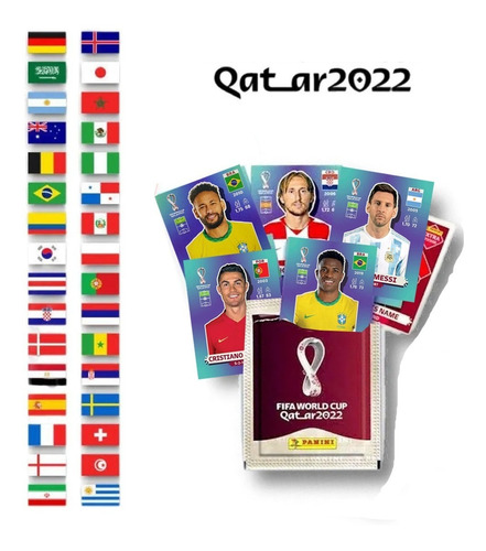 Figurinhas Copa Do Mundo 2022 Complete Seu Álbum Jogadores | MercadoLivre