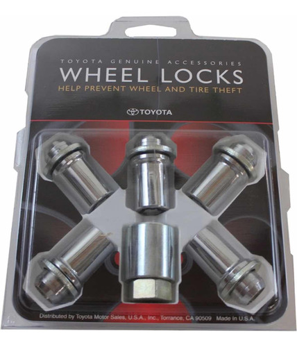 Toyota Wheel Lock-pernos De Seguridad Originales