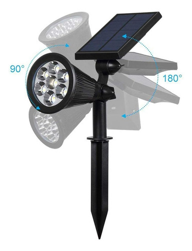 Luces Solares Al Aire Libre Coloreadas Impermeables 7 Led Co