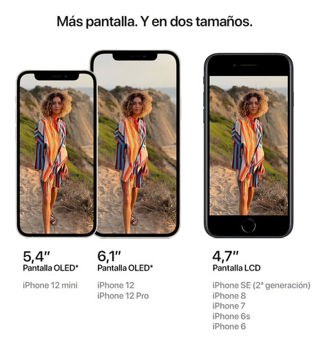 iPhone 12 mini 256 GB negro - Excelente (Reacondicionado)