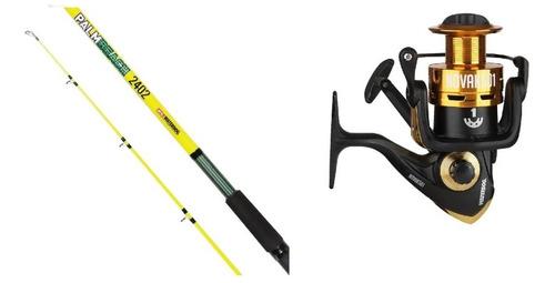 Combo Pesca Waterdog Caña 2,4mts + Reel Novak 401