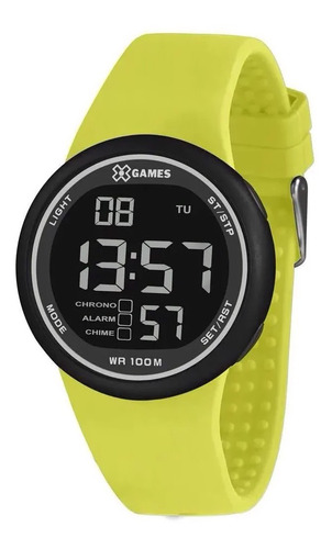 Relógio X-games Masculino Digital Leve Xmppd613 Pxfx Amarelo