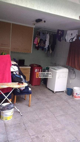 Sobrado 124m² 3 Dormts 4 Vagas Av Sapopemba - So0366 - So0366