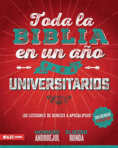 Toda La Biblia En Un Año Para Universitarios 50 Lecc. (e625)