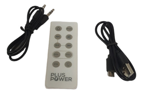 Imagen 3 de 3 de Corneta Portatil Amplificada 10000w 8 Led Multicolor