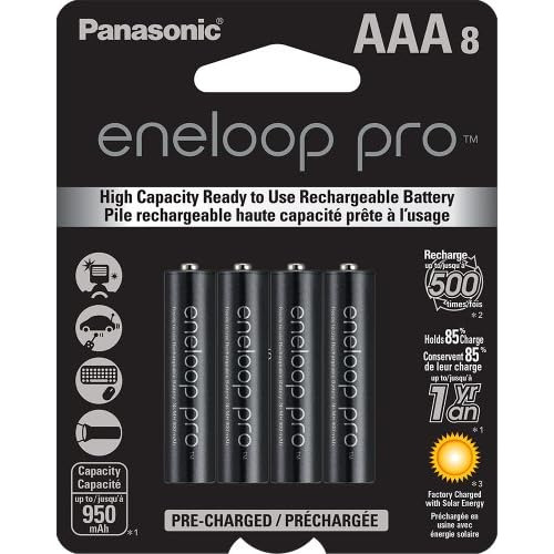 Panasonic Bk4hcca8ba Eneloop Pro Aaa High Capacity Nimh...