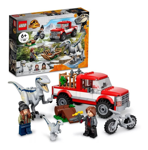 Kit Lego Jurassic World Captura De Los Velocirraptores 76946 Cantidad de piezas 181