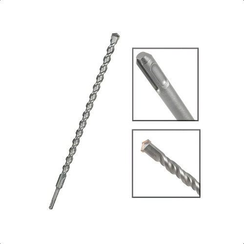 Broca Sds Plus 20x310 Mm Aço Carbono Tungstênio Martelete