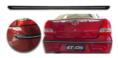 Toyota Etios 2019 Protección De Paragolpe Trasero C/cromo 