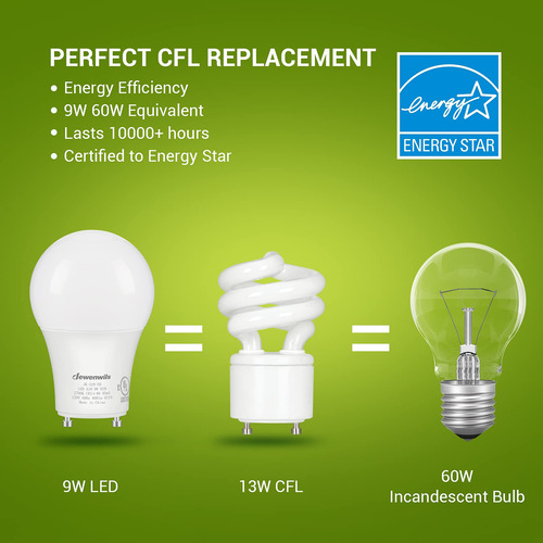 Bombillas Led Dewenwils Gu24, 9 W, 800 Lm, 2700 K, Regulable