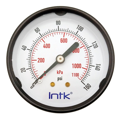 Manómetro Para Compresor Carátula 2.5 , 160 Psi (aire, Gas).