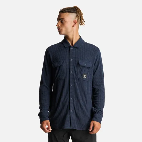 comprar Camisa Hombre Cumbre Invernal Azul Marino Haka Honu