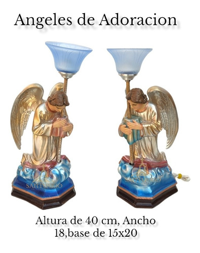Ángeles De Adoración De 40cm (par)