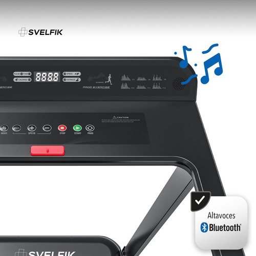 Caminadora Plegable Compacta Bluetooth Svelfik Runtech Lte 3