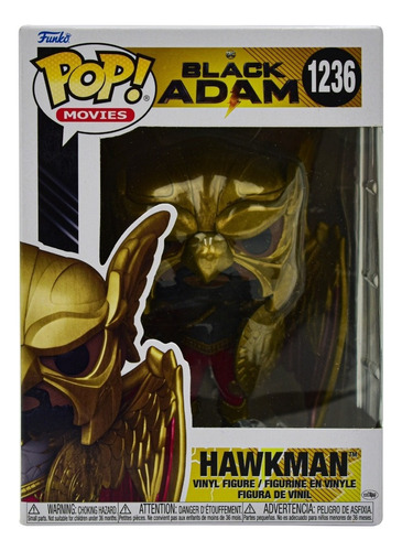 Dc Black Adam Hawkman #1236 Movies Funko Pop