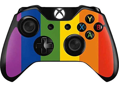 Orgullo Xbox One Controlador Piel Vertical Arco Iris Bandera