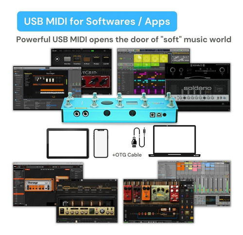 Audio De Pintura Midi Captain Foot Controller Multiefectos