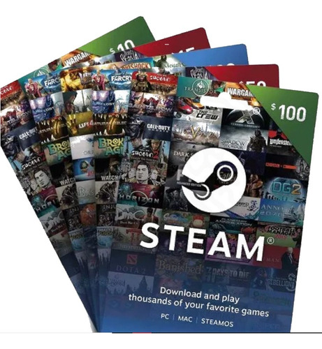 Gift Card Steam 5 Usd / Arg-eeuu-canada