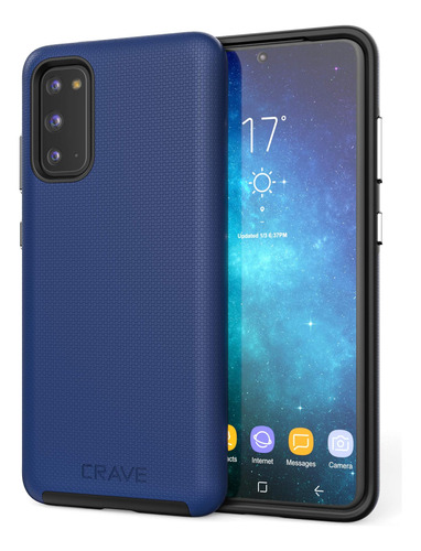 Funda Crave Dual Guard Galaxy S20 + 5g Dual Layer Azul