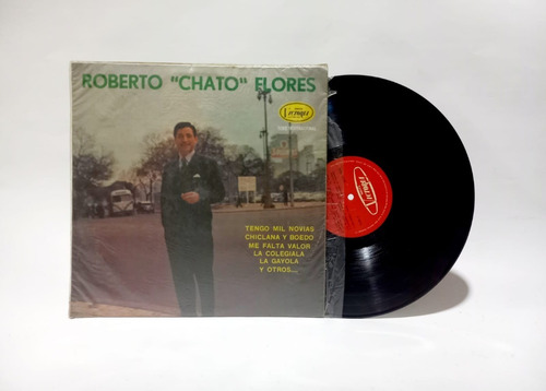 Disco Lp Roberto Chato Flores / Tengo Mil Novias