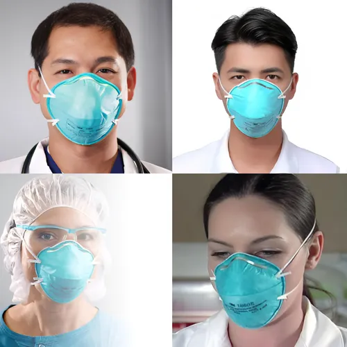 Barbijo Mascarilla 3m 1860 N95 Respirador Medico Caja X20