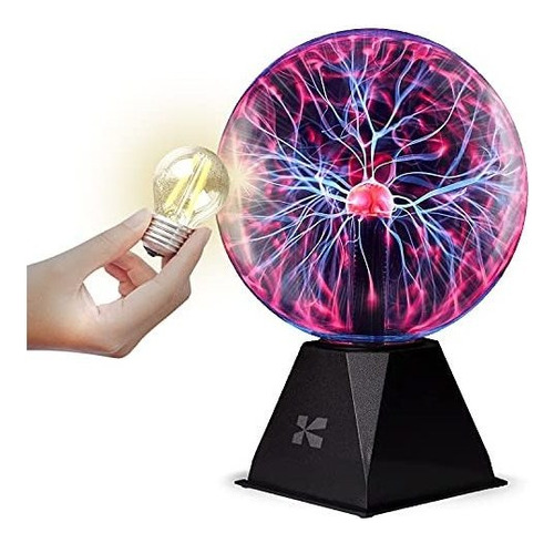 Lámpara De Lava - Katzco Plasma Ball - Juego Científico Con