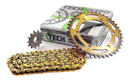 Kit Transmision Tech Yamaha Tenere 250 / Xtz 40-13 520 Full