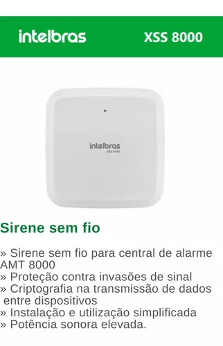 Sirene sem Fio XSS 8000 - Intelbras - Alarma - Equipamentos de Segurança
