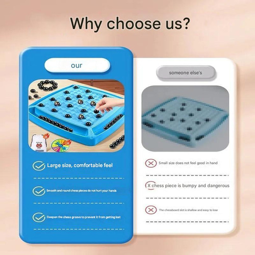Juego De Ajedrez Magnético Sensorial, Divertido Entrenamient