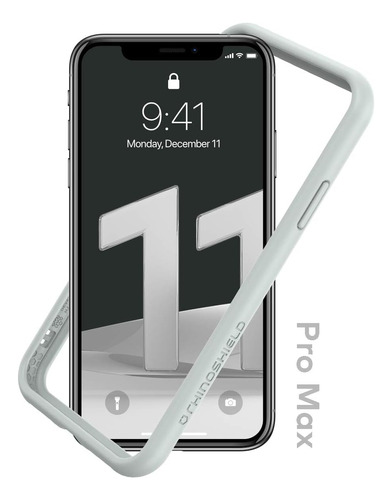 Bumper Rhinoshield Para iPhone 11 Pro Max Platinum Gray