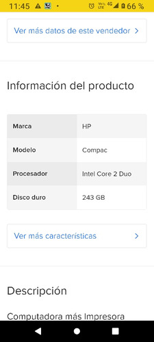 Gratis Impresora Computadora Hp Más Mueble 