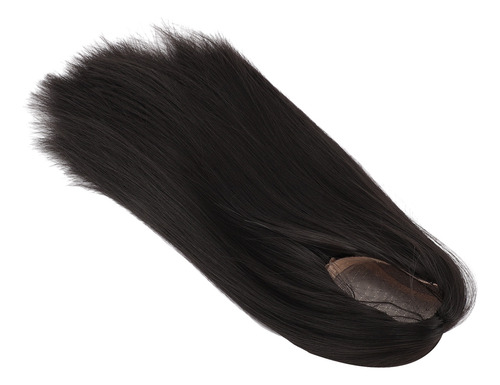 Peluca Negra Con Forma De Bola, 1/4 Pulgadas, Para Muñeca De