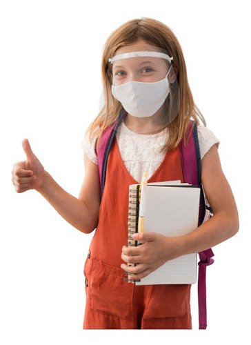 Imagem 4 de 12 de Protetor Facial Infantil Face Shield - Mbck01