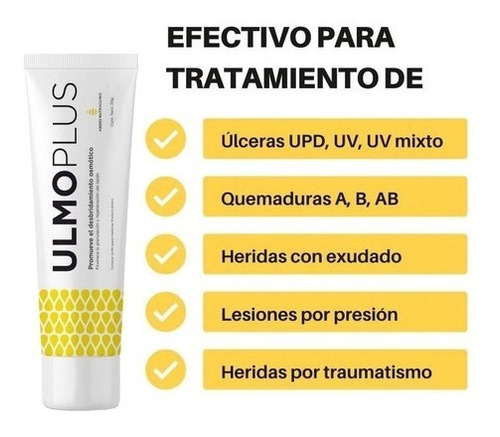 Ulmoplus 30 Grs Gel Para Heridas, Cicatrices, Escaras Y Mas