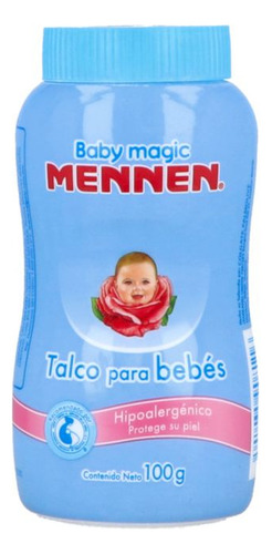 Mennen Talco Para Bebés Frasco Con 100 G