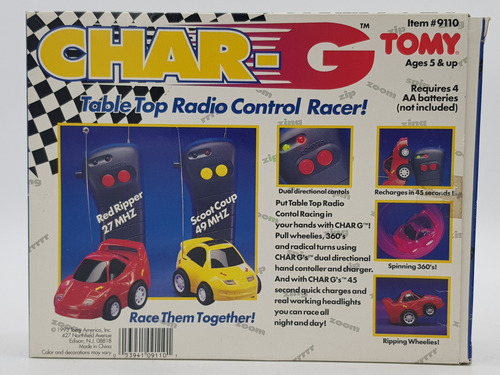 Vintage Char G Auto Radio Control Tomy 1993 Abierto