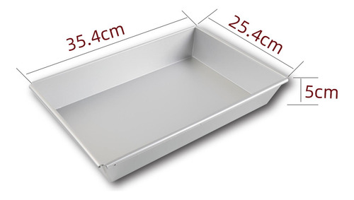 Pizca De Estilado De Bandeja De Pizza De 35.4cmx25.4cmx5cm