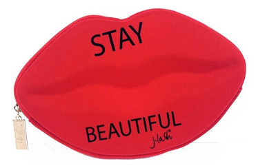 Cosmetiquero Forma De Labios Make Up Bag Lip Red J.lash