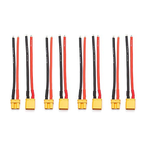 Conector Xt30u Nidici (8pcs) Con Cable De Silicona De 70mm 1