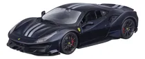Comprar Ferrari 488 Pista Escala 1:24 Burago Azul Oscuro S\u002Fcaja